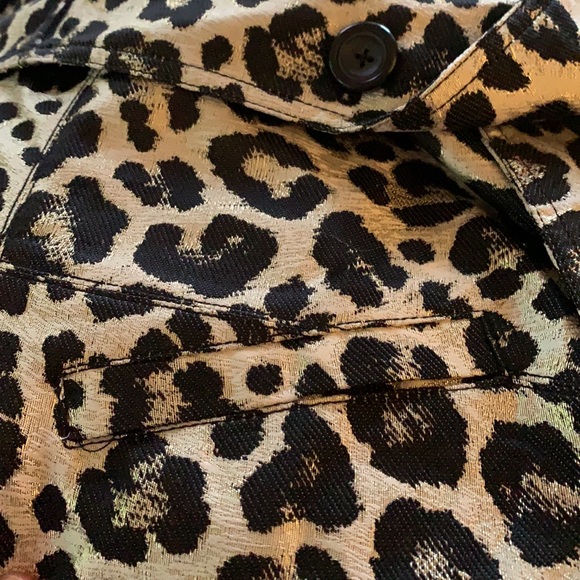 Alice + Olivia Leopard Trench Coat - Picture 14 of 14